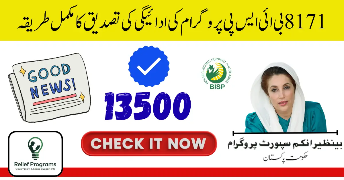 8171 BISP Payment Verification Check
