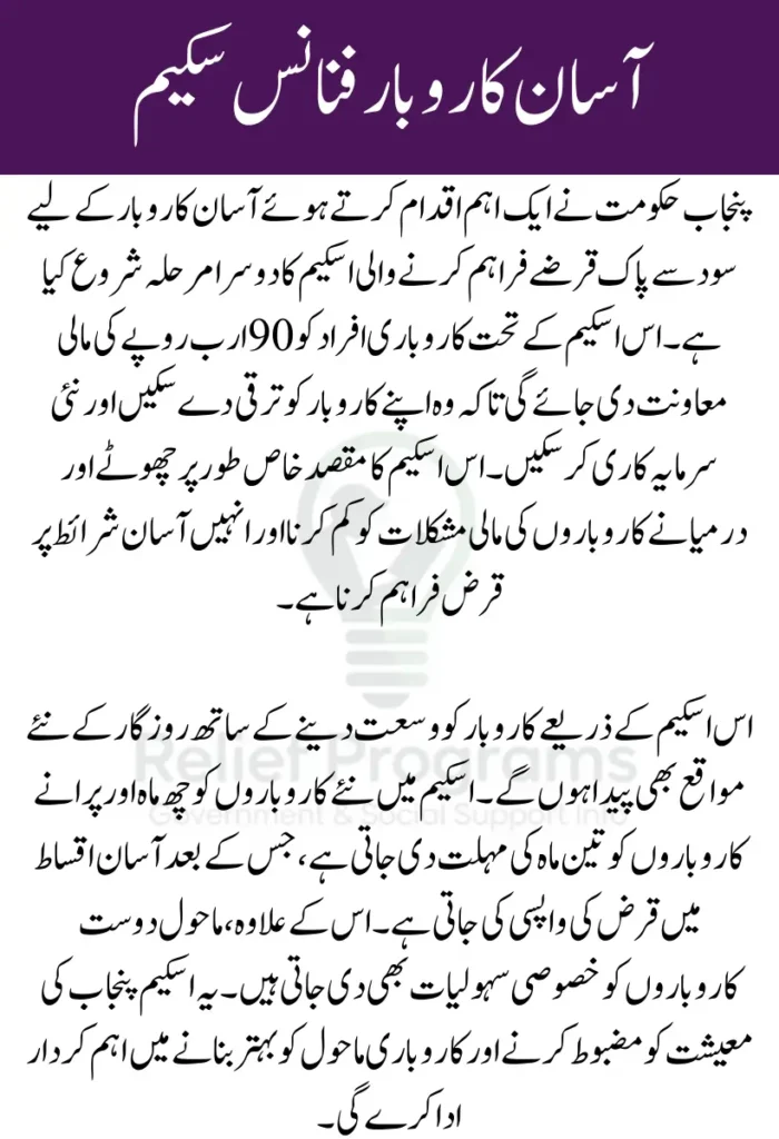 Asaan Karobar Finance Scheme Phase-2