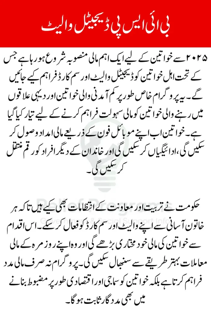 BISP 8171 Digital Wallet