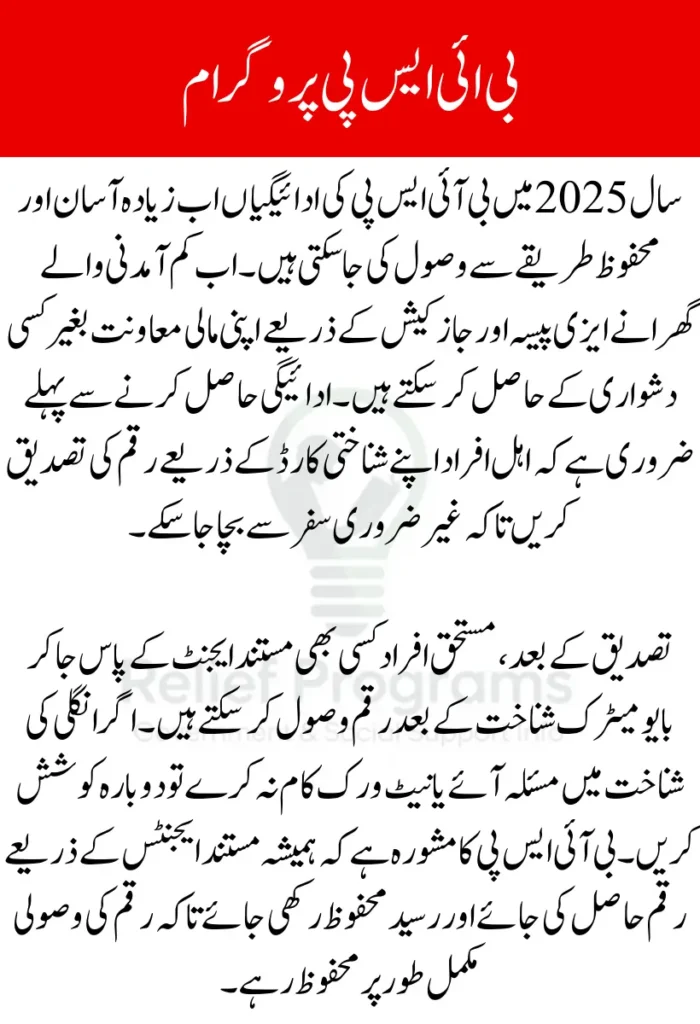 BISP 8171 Payment Collection