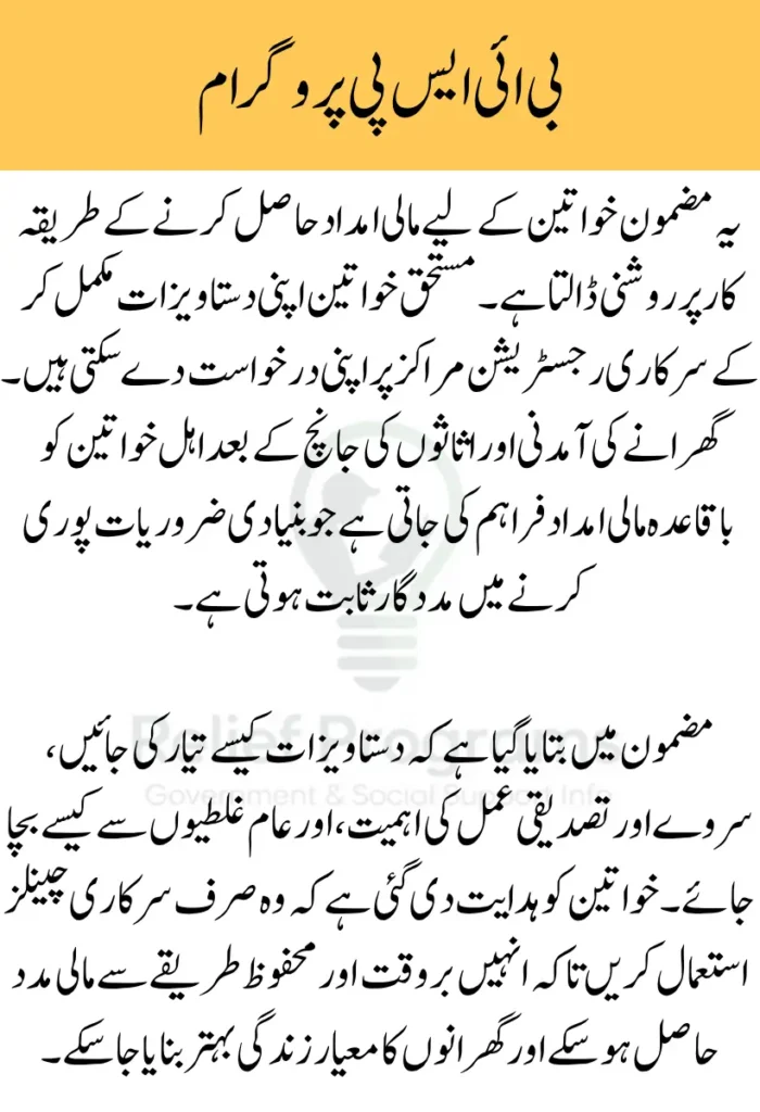 BISP New Registration Start